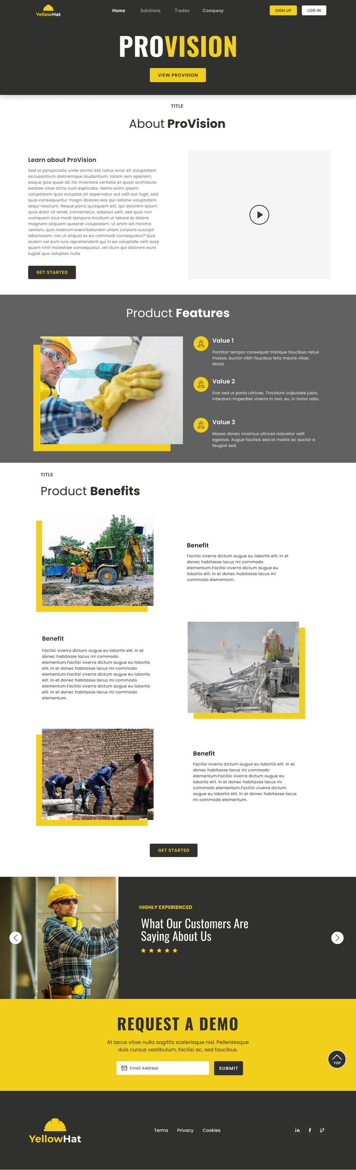 YellowHat Product Details Page